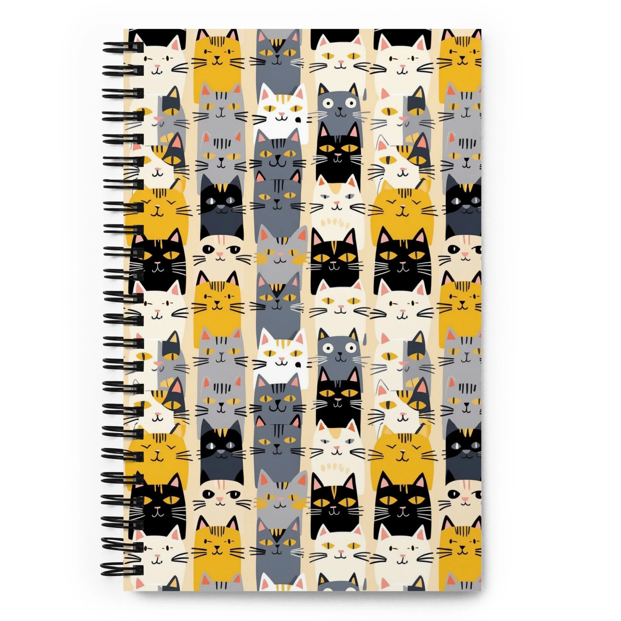 Adorable Kawaii Cats Spiral Notebook, Gifts For Cat Lovers - DenBox