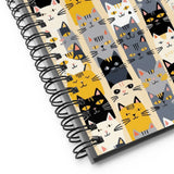 Adorable Kawaii Cats Spiral Notebook, Gifts For Cat Lovers - DenBox