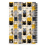 Adorable Kawaii Cats Spiral Notebook, Gifts For Cat Lovers - DenBox