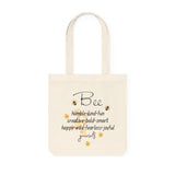 Bee Yourself Eco-Friendly Tote Bag, Cotton Canvas Tote Bag Natural DenBox