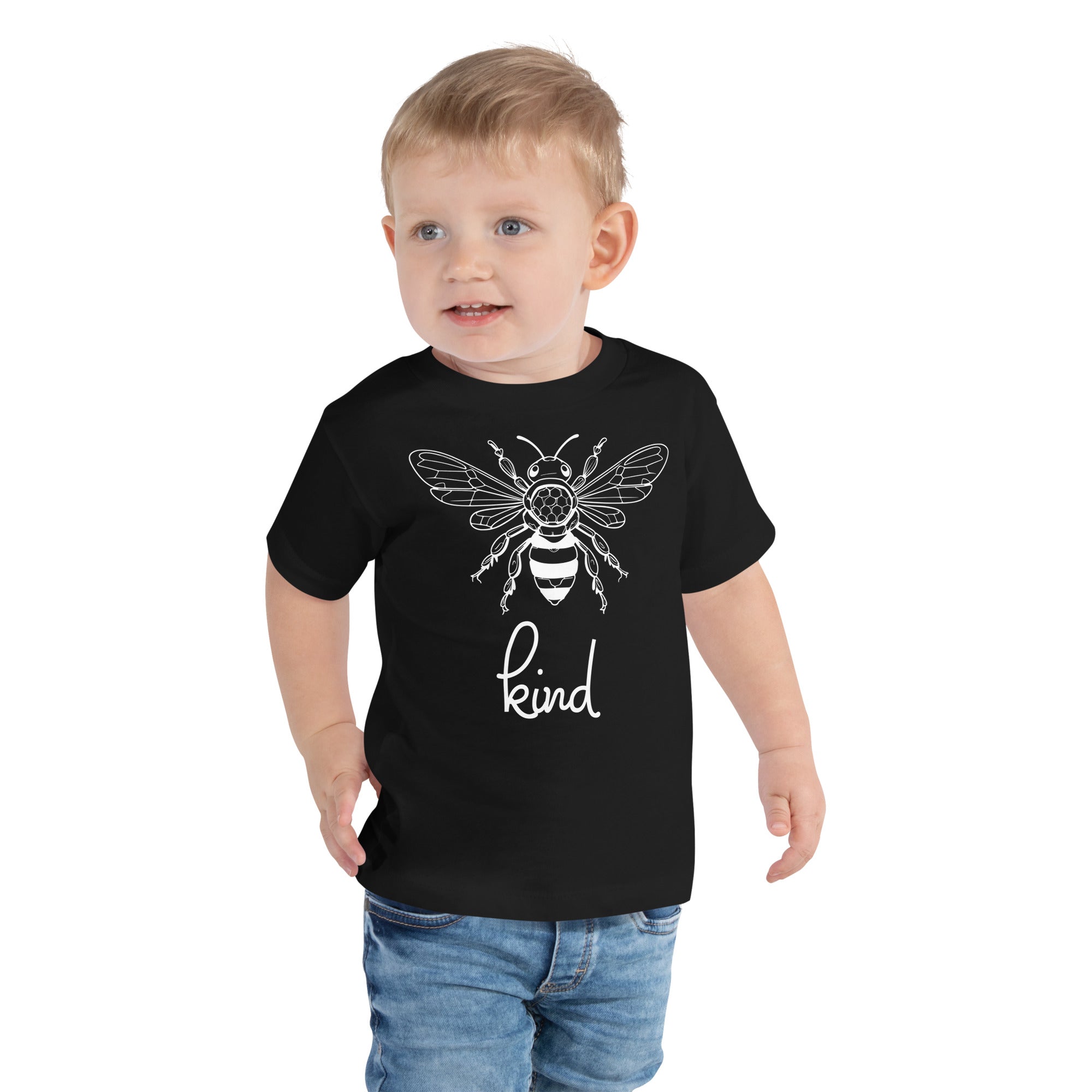 Bee Kind Toddler T-Shirt, Gift For Bee Lovers DenBox