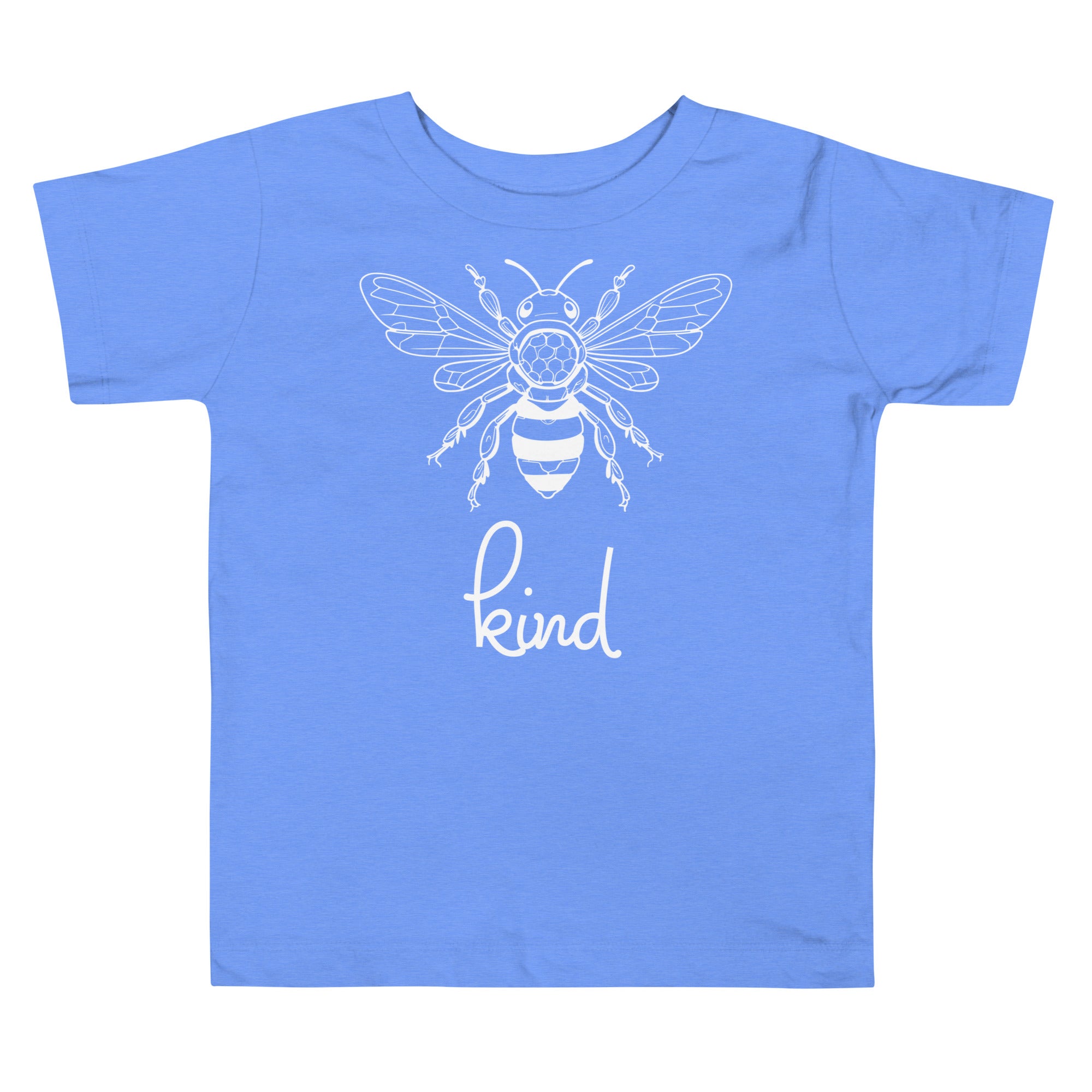 Bee Kind Toddler T-Shirt, Gift For Bee Lovers Heather Columbia Blue 3T 2T 5T 4T DenBox
