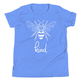 Bee Kind Youth T-Shirt, Gift For Bee Lovers Heather Columbia Blue YM YL YS YXL DenBox