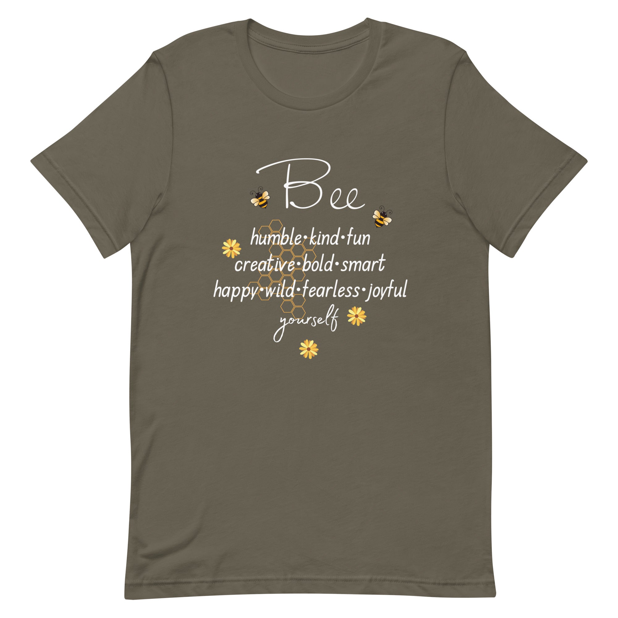 Bee Yourself T-Shirt, Gift for Bee Lovers Army M XL S L DenBox