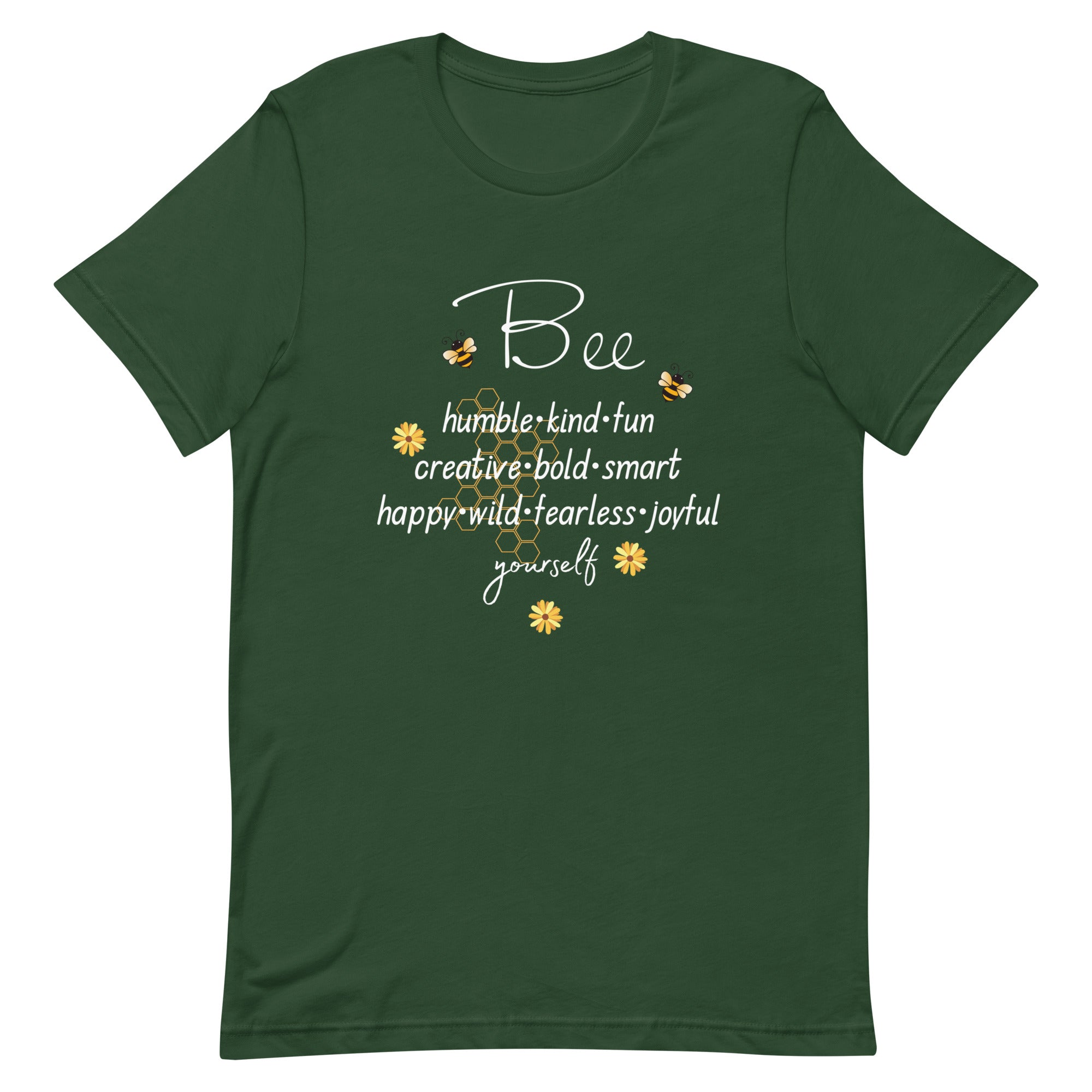 Bee Yourself T-Shirt, Gift for Bee Lovers Forest S L M XL DenBox