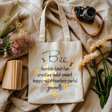 Bee Yourself Eco-Friendly Tote Bag, Gift For Bee Lovers DenBox