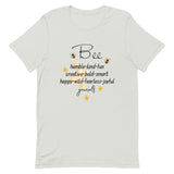 Bee Yourself T-Shirt, Gift for Bee Lovers Silver L M XL S DenBox