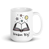 Dream Big! Daily Motivational Mug, Inspirational Ceramic Mug 15 oz DenBox