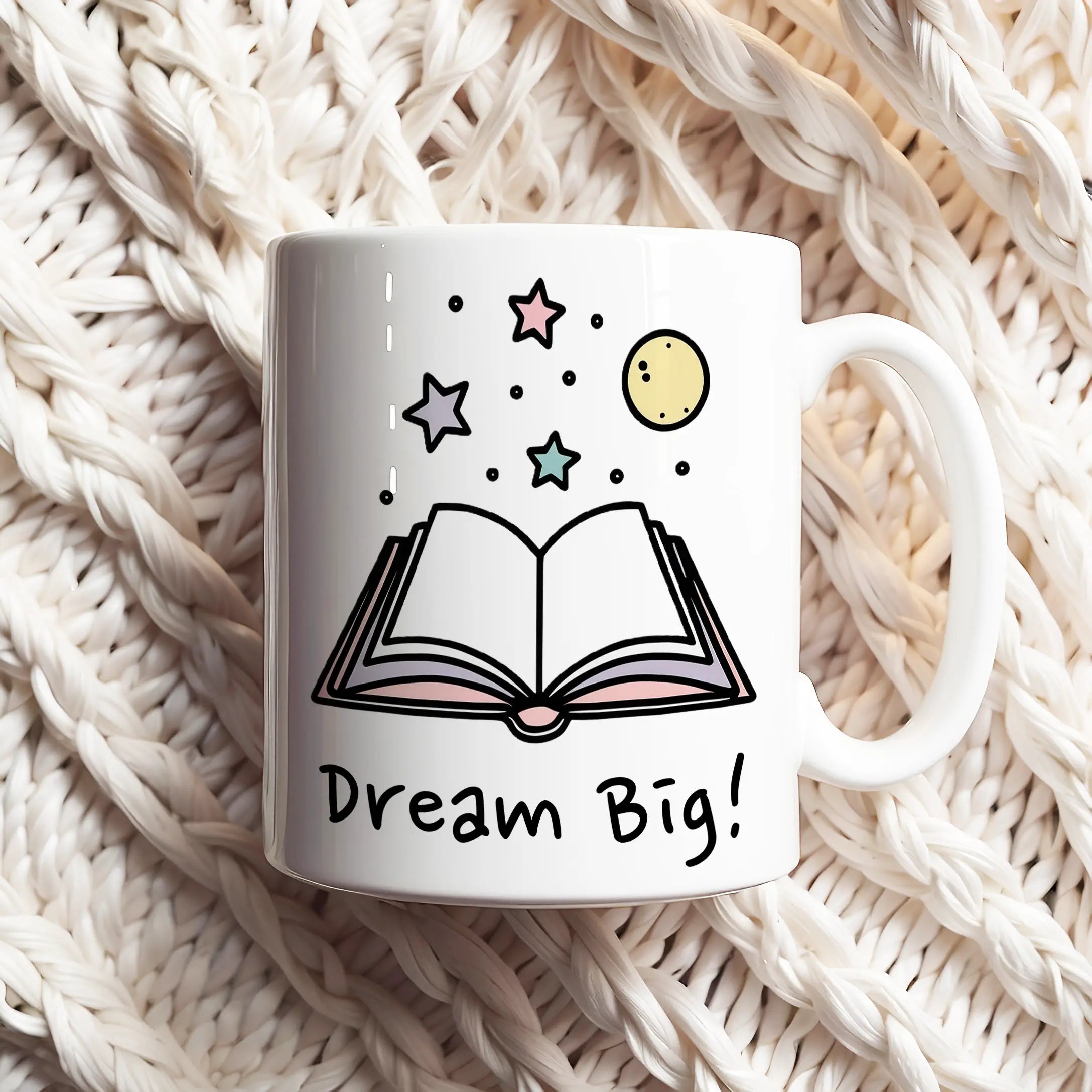 Dream Big! Daily Motivational Mug, Inspirational Ceramic Mug DenBox