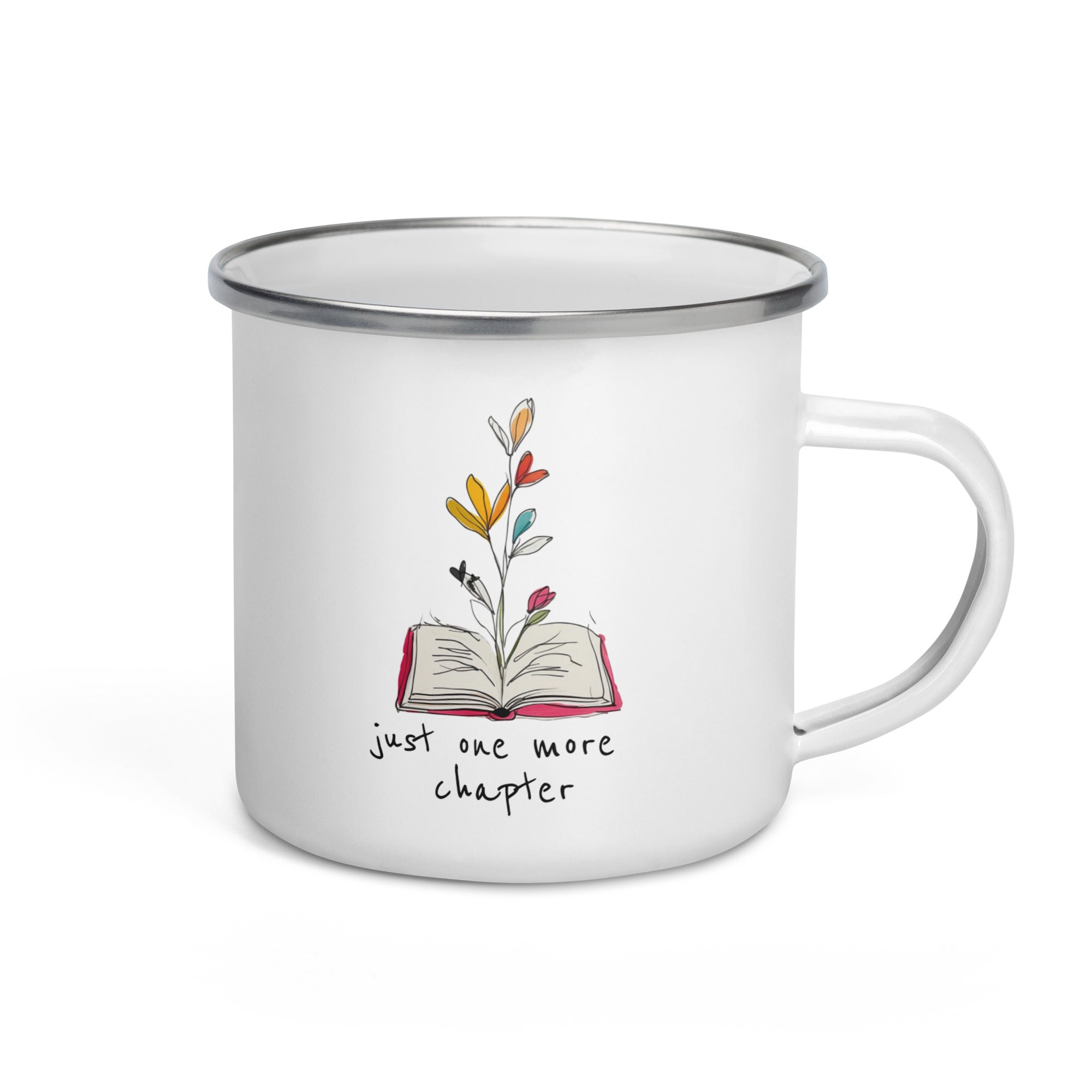 Just One More Chapter Enamel Mug -DenBox