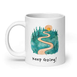 Keep Going! Daily Motivational Mug, Inspirational Ceramic Mug DenBox