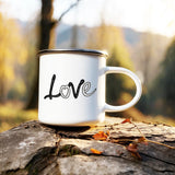 Love Enamel Mug