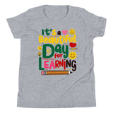 It's A Beautiful Day For Learning Youth T-Shirt - Athletic Heather - DenBox