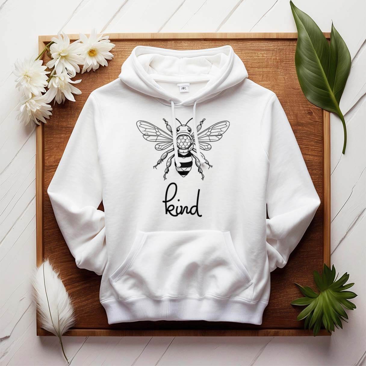 Bee Kind Hoodie, Gift For Bee Lovers DenBox