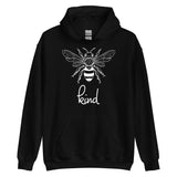 Bee Kind Hoodie, Gift For Bee Lovers Black