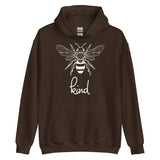 Bee Kind Hoodie, Gift For Bee Lovers Dark Chocolate L XL S M 2XL 3XL DenBox