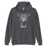 Bee Kind Hoodie, Gift For Bee Lovers Dark Heather M L S XL 2XL 3XL DenBox