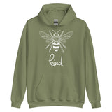 Bee Kind Hoodie, Gift For Bee Lovers Military Green M 2XL 3XL L S XL DenBox