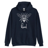 Bee Kind Hoodie, Gift For Bee Lovers Navy S XL M L 3XL 2XL DenBox