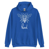 Bee Kind Hoodie, Gift For Bee Lovers Royal S 2XL XL M L 3XL DenBox