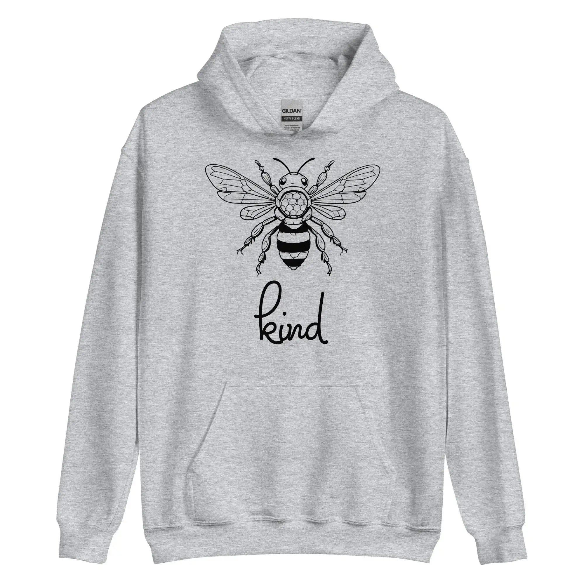 Bee Kind Hoodie, Gift For Bee Lovers Sport Grey 2XL M XL L 3XL S DenBox