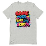 Game Over Back to School T-Shirt Athletic Heather DenBox