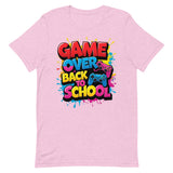 Game Over Back to School T-Shirt Heather Prism Lilac DenBox