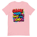 Game Over Back to School T-Shirt Pink DenBox