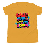 Game Over Back to School Youth T-Shirt Mustard DenBox