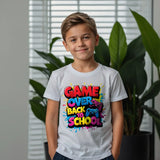 Game Over Back to School Youth T-Shirt DenBox