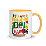 Its A Beautiful Day For Learning Mug Golden Yellow - DenBox