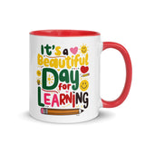 Its A Beautiful Day For Learning Mug Red - DenBox