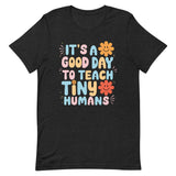 Teach Tiny Humans T-Shirt Black Heather - DenBox 